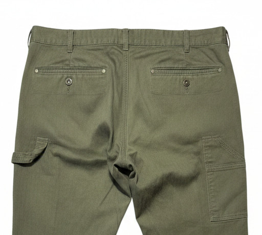Nwt Alpine Design Men's Utility Pants Herringbone Vintage Olive Green — image 7 of 8